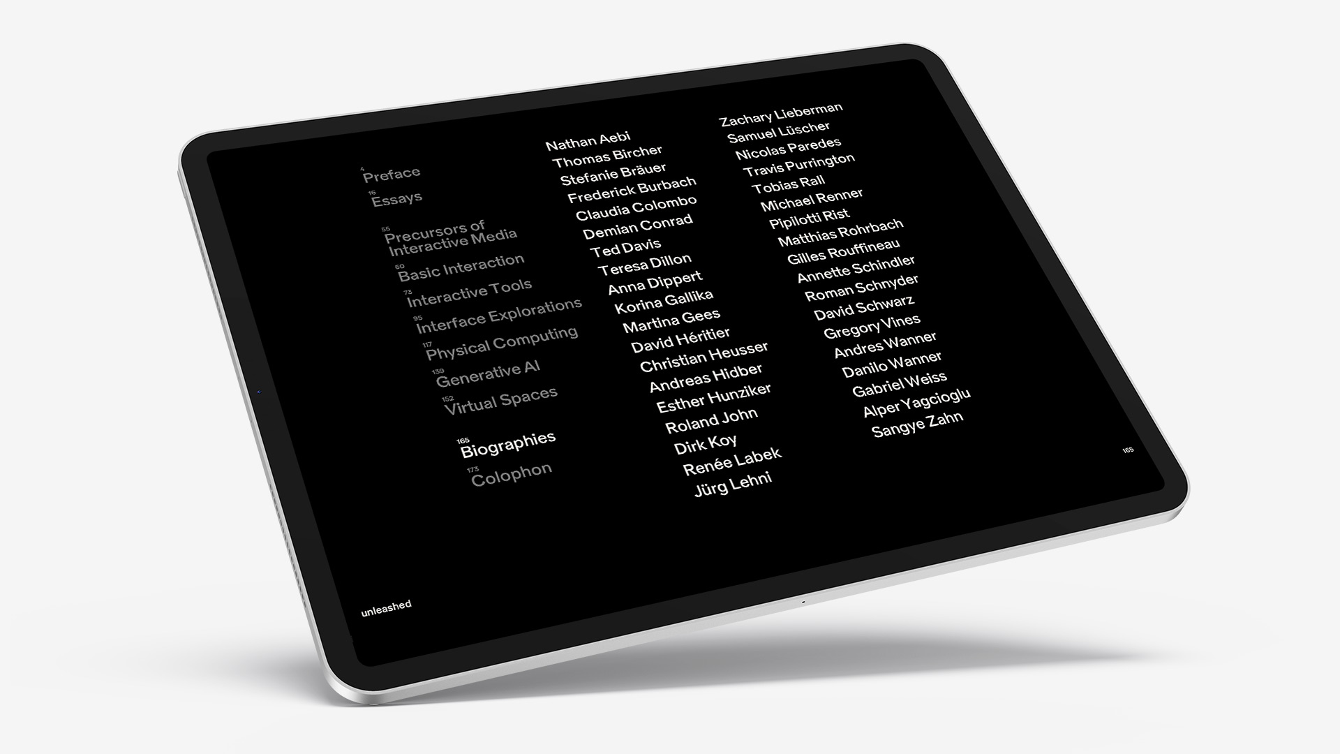 unleashed, eBook/ePub (free download!!) by Institute Digital Communication Environments (IDCE), Basel Academy of Art and Design FHNW.